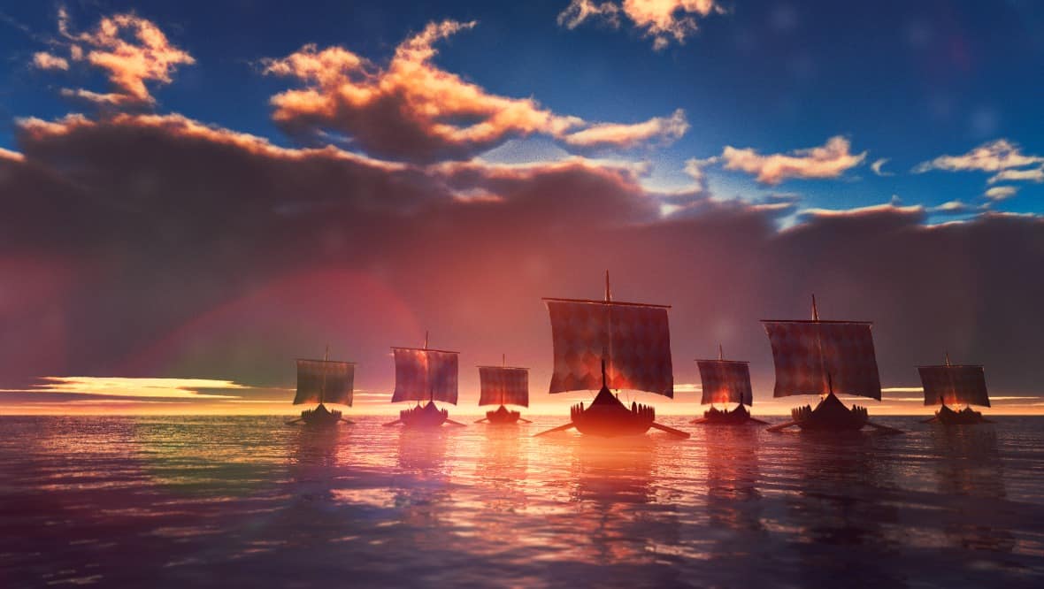 Viking Land Ships